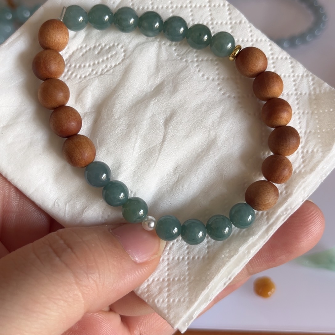 翡翠未镶嵌手链翡翠