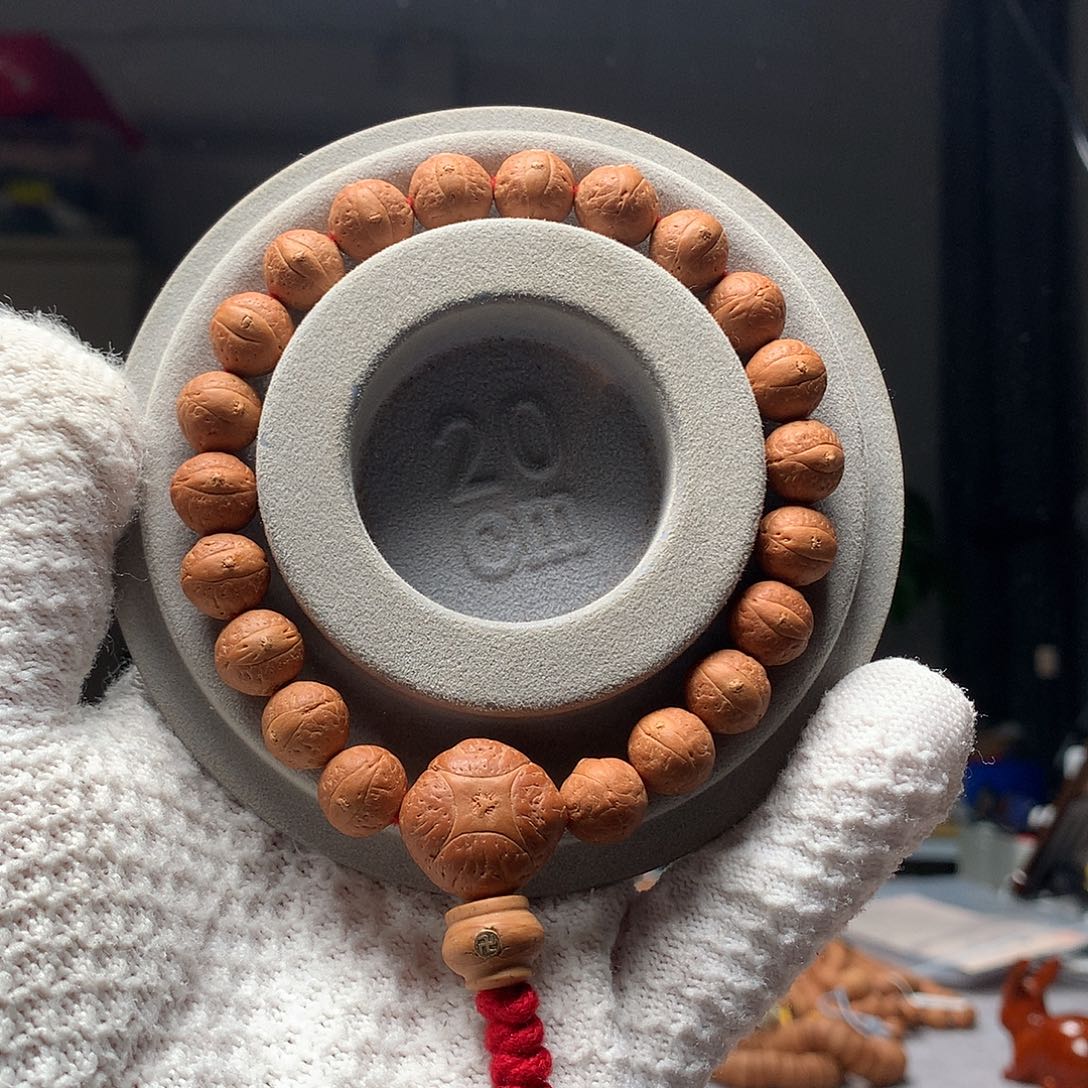 圣***子手串凤眼菩提25年尼泊尔10.5单仓手串