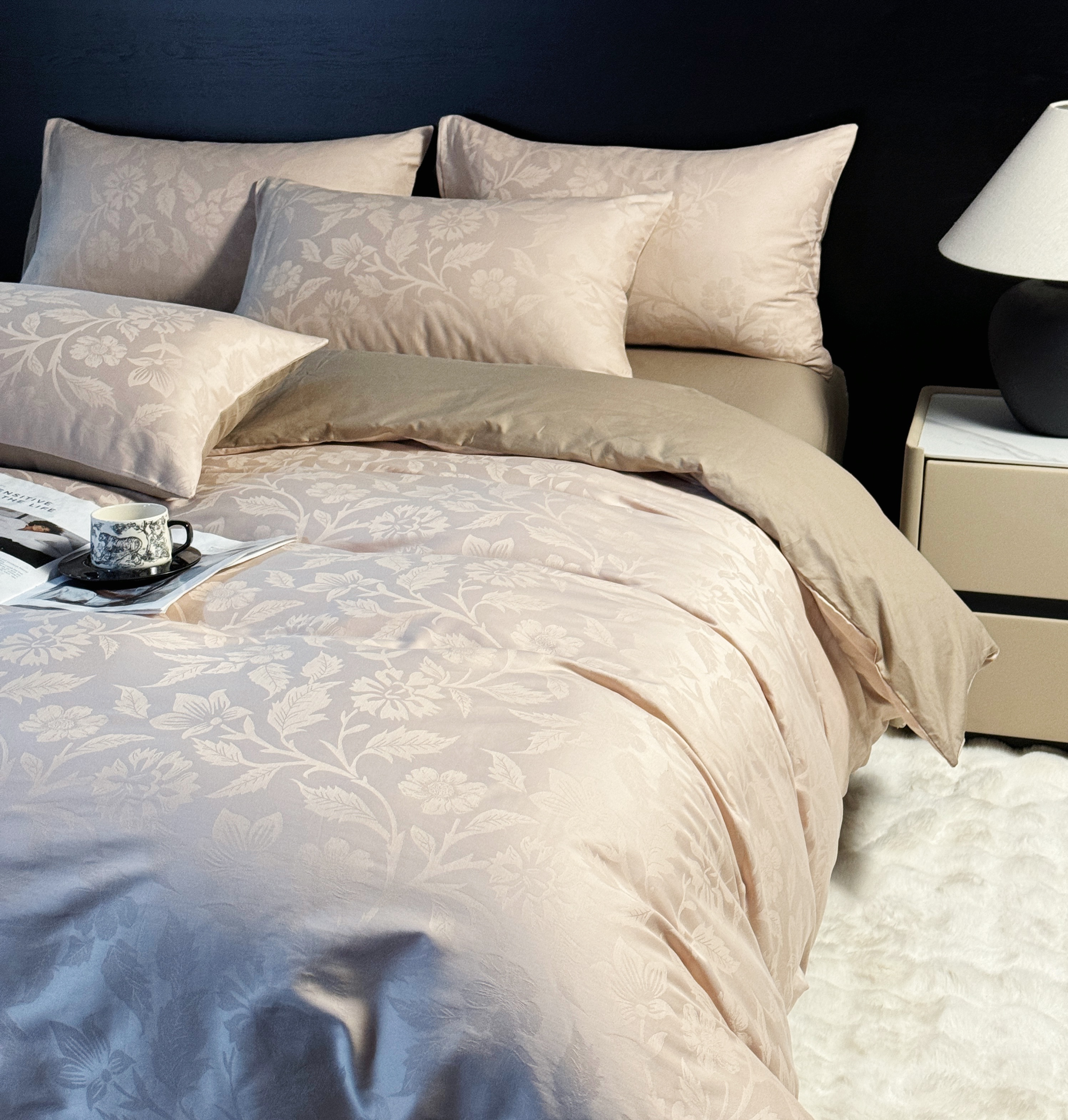 色织提花百分百纯棉全棉四件套床单被套三件套双人床上用品