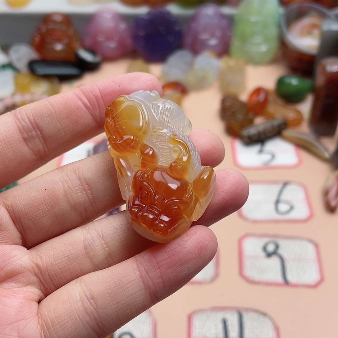 玛瑙/玉髓颈饰合金一****