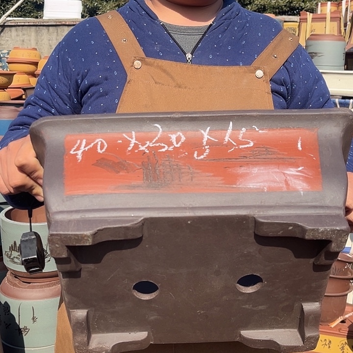 紫砂紫砂花盆盆栽