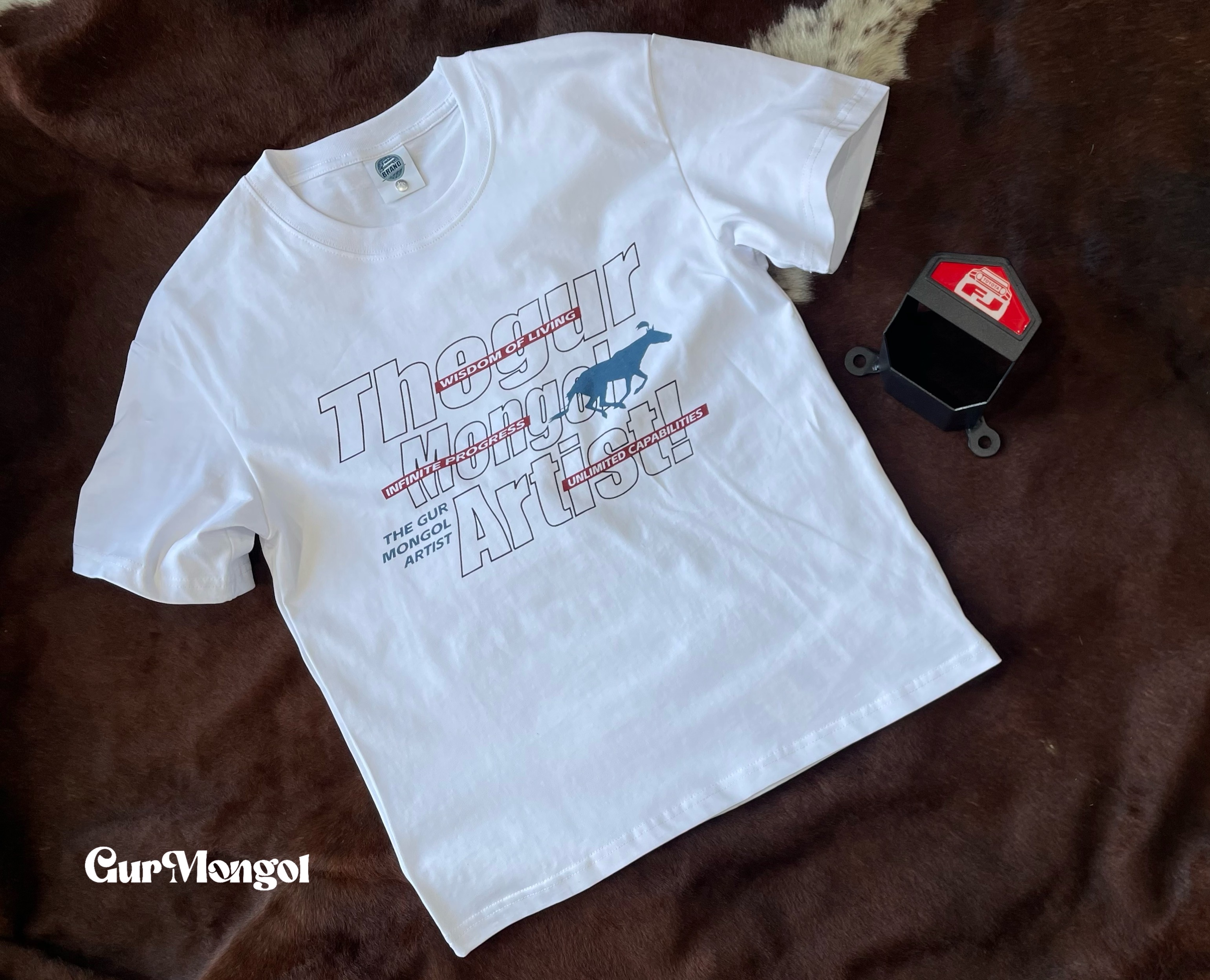 GUR MONGOL 703款半袖休闲百搭时尚短袖T恤