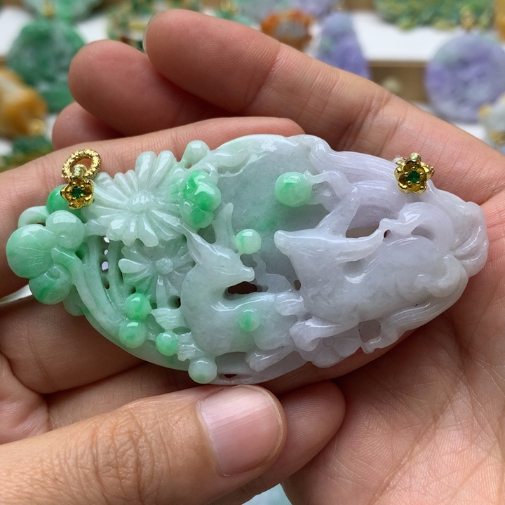 颈饰未镶嵌翡翠翡翠