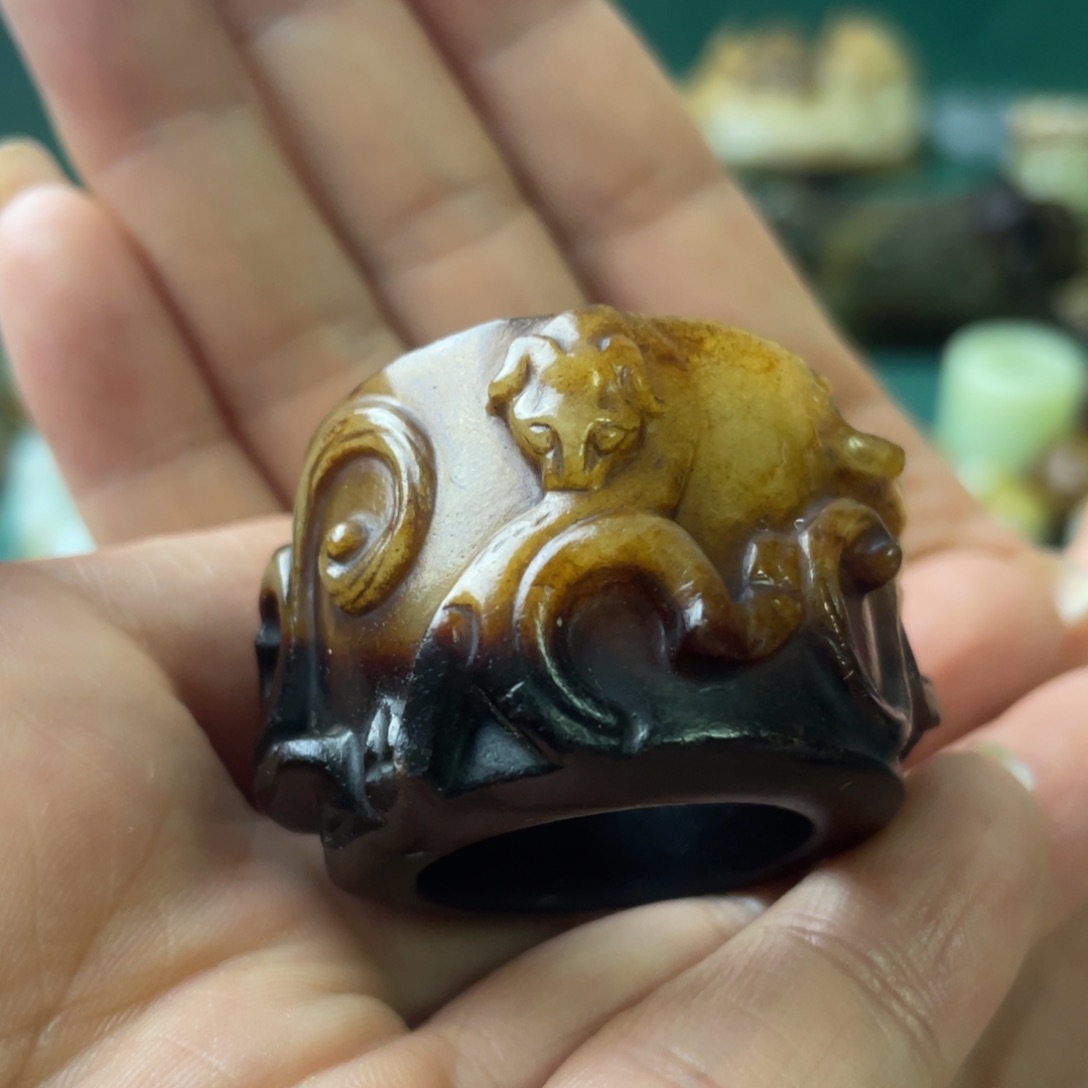 和田玉未镶嵌挂件用****8