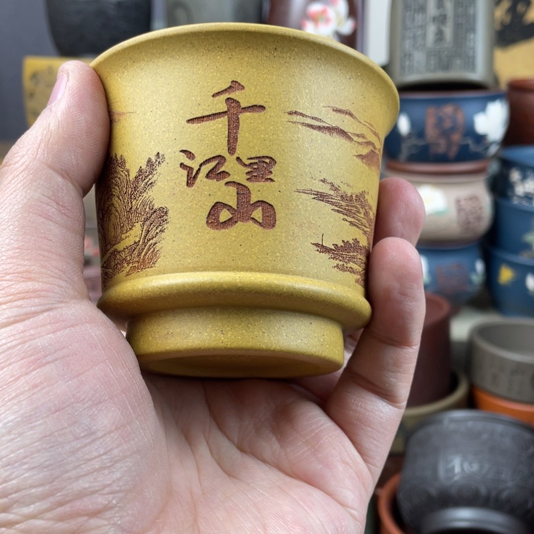 紫砂茶杯紫砂茶杯