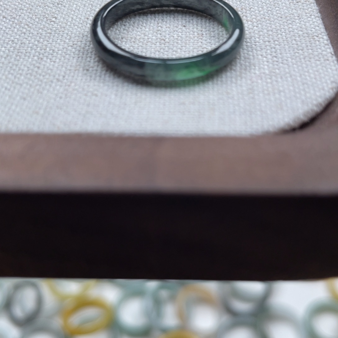 翡翠戒指未镶嵌23 号 港码 16