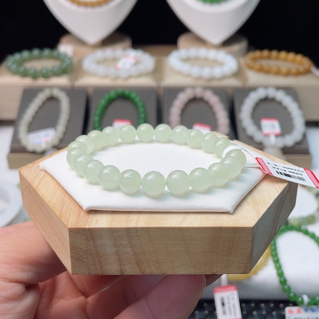 和田玉手串未镶嵌