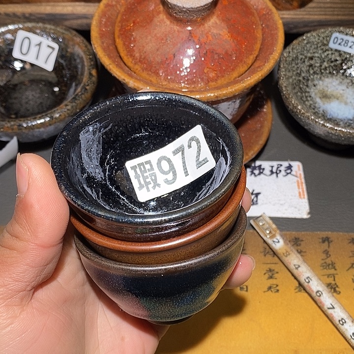 茶盏微瑕建盏主人杯子