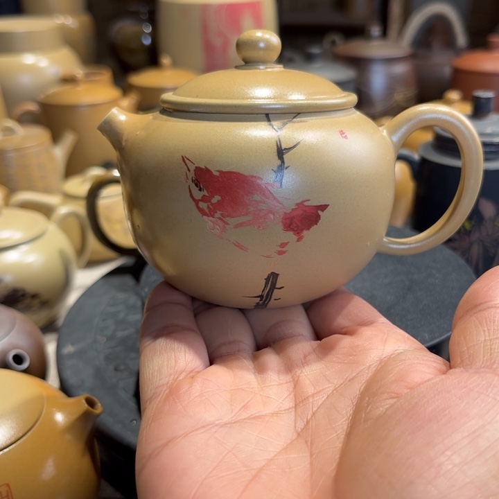 壶建水紫陶坤仲作品壶