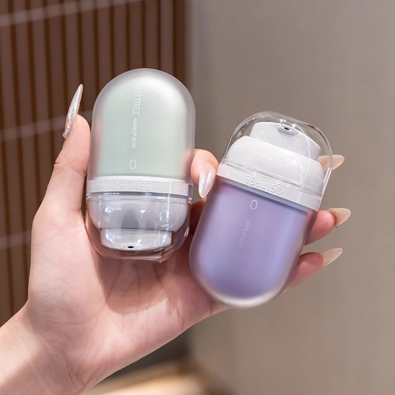 柳丝木变色隔离霜紫色绿色妆前乳打底