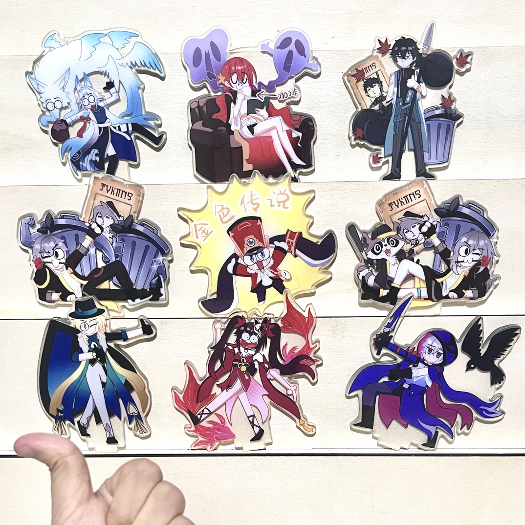 【强娶专属】漂亮宝宝快回家吧原创抽象小人大拇哥系列立牌夹层双面