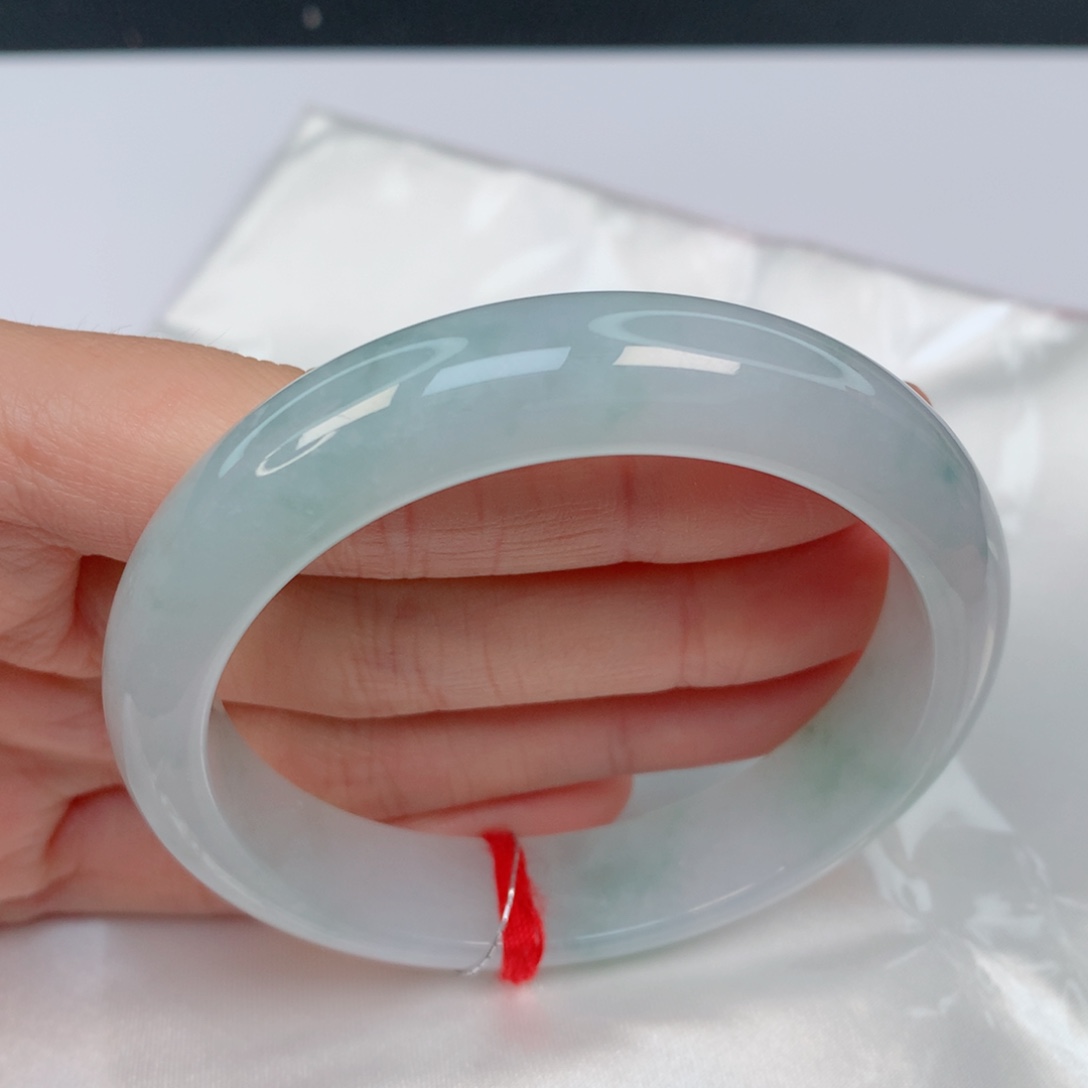 翡翠手镯未镶嵌54.5正圈