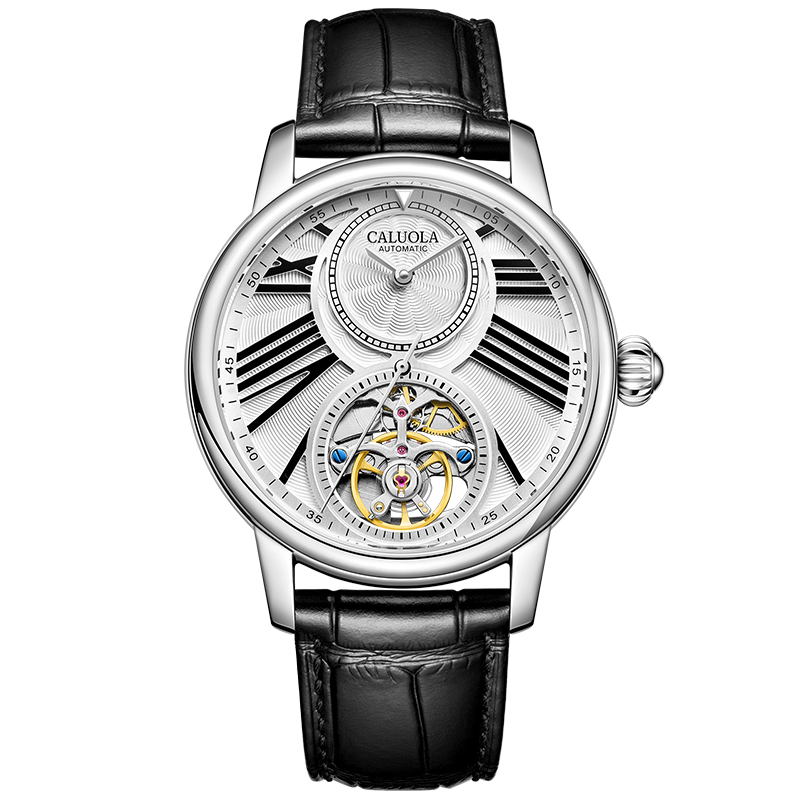 2025新款卡罗莱男士手表全自动机械表陀飞轮男表休闲时尚高端腕表