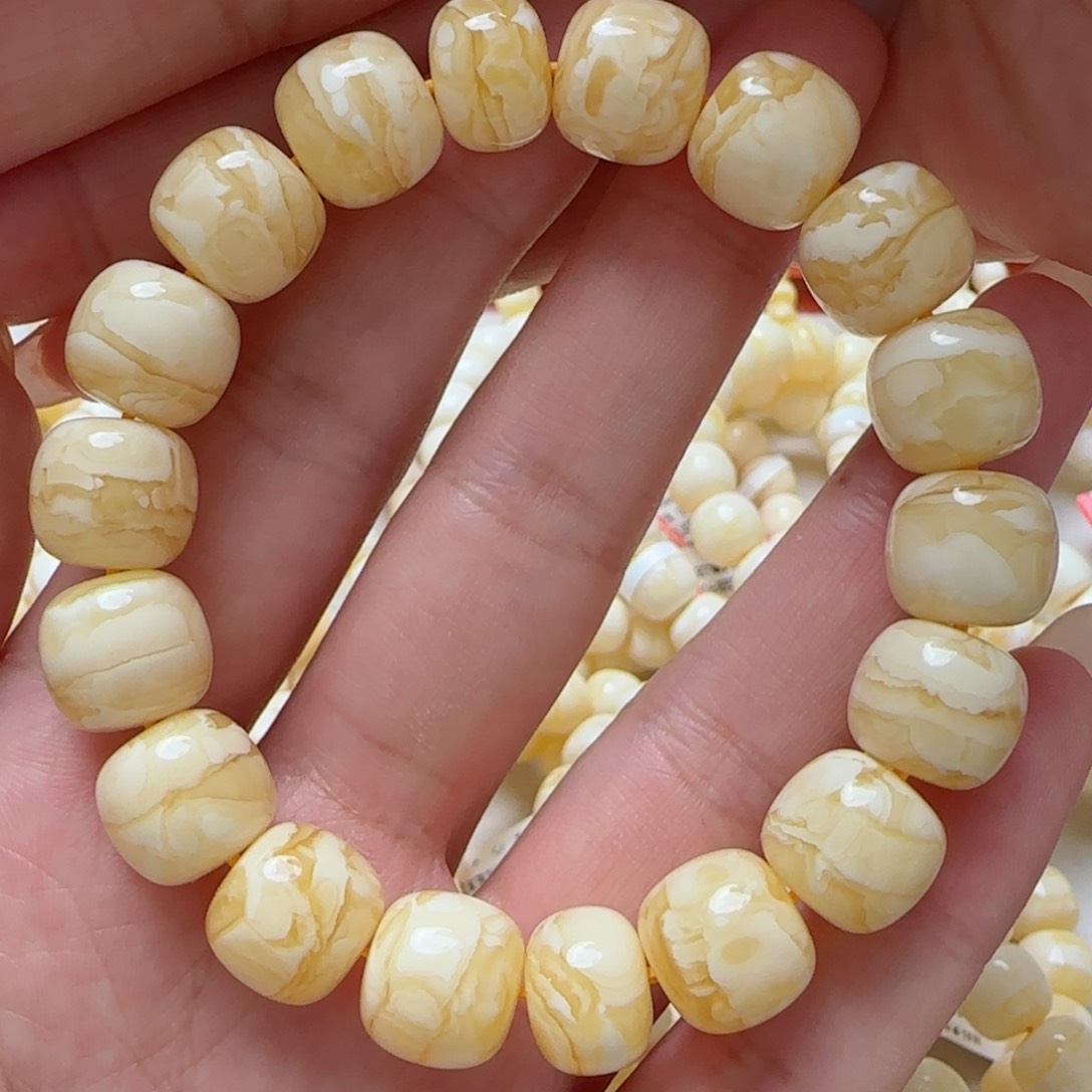 琥珀手链未镶嵌蜜蜡