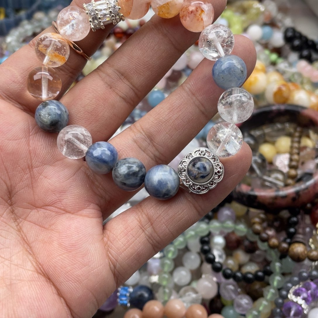 银S925镶嵌手链水晶