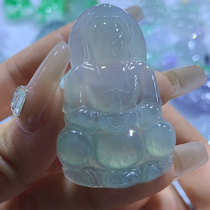 翡翠未镶嵌颈饰天然翡翠A货吊坠