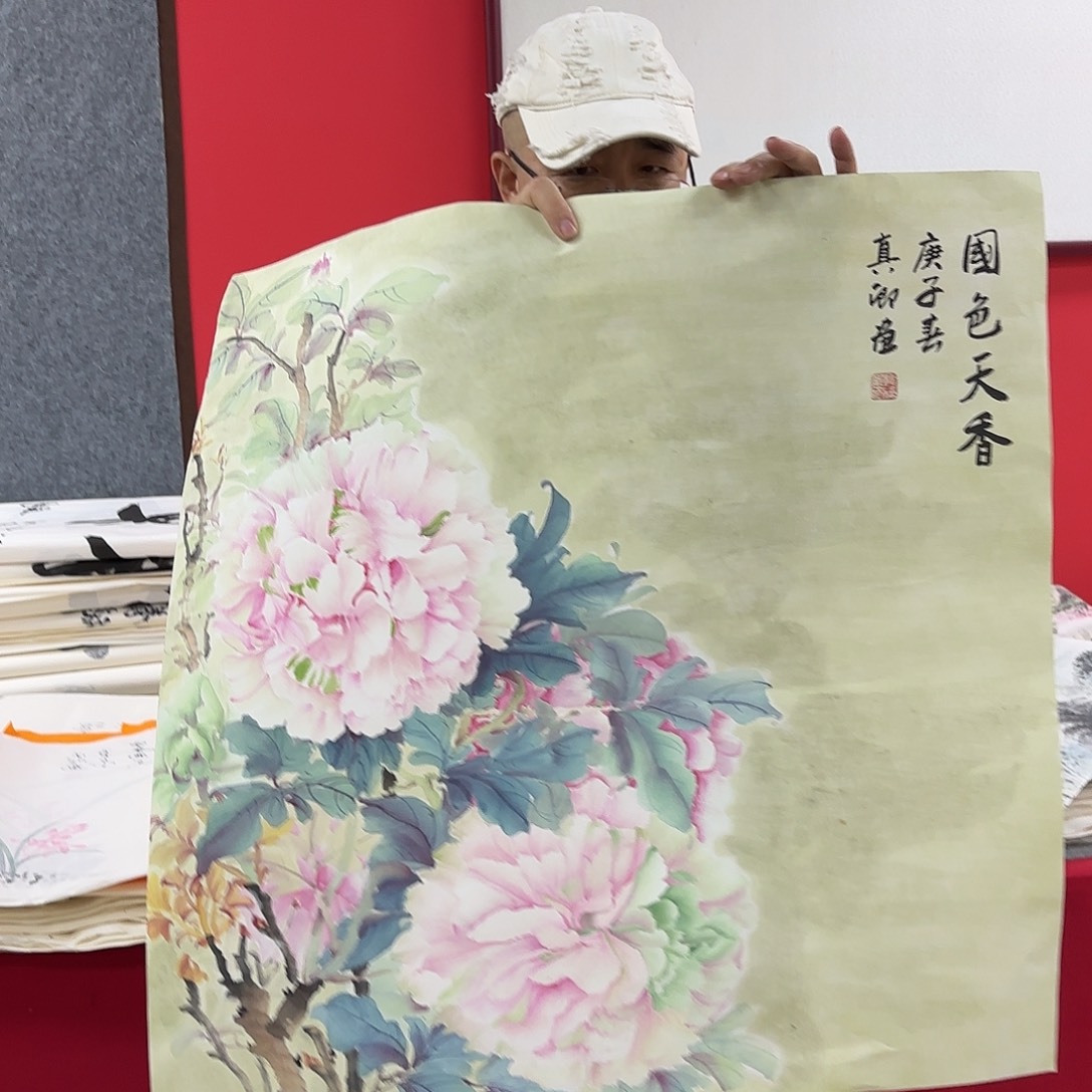国画国画作品多次入选国内外