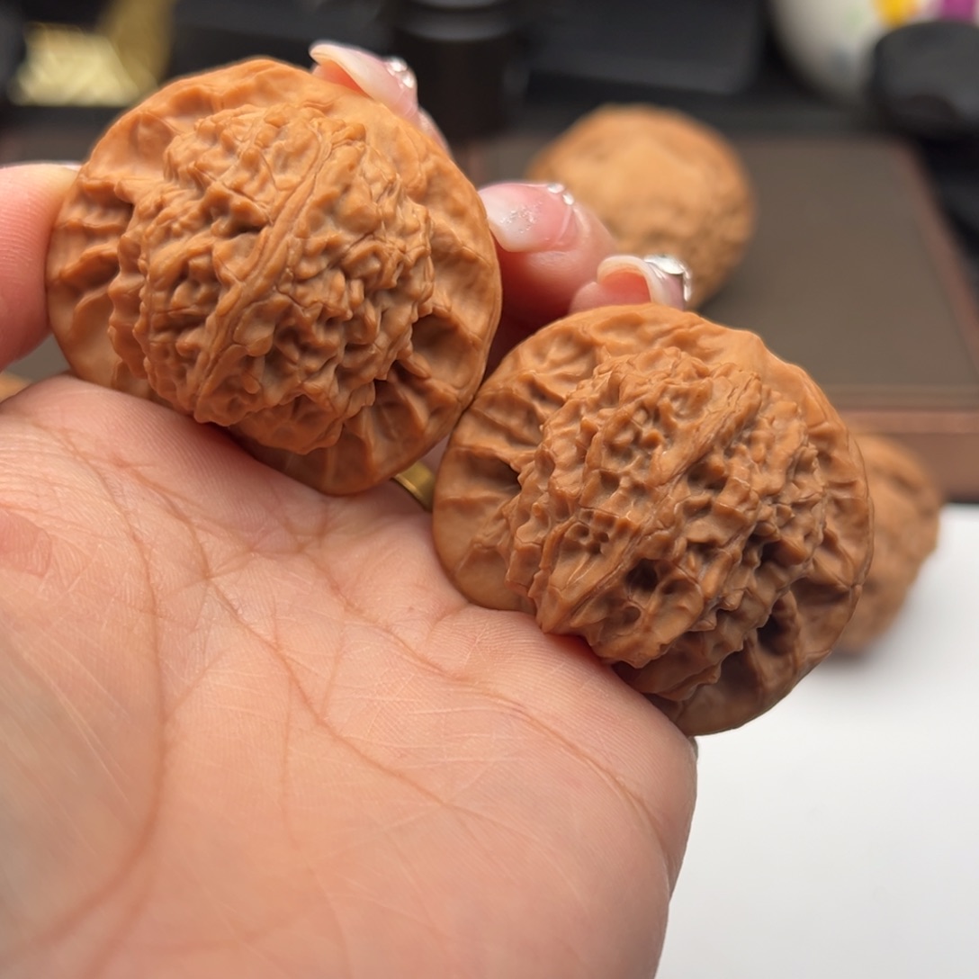 文玩核桃把件宽边42