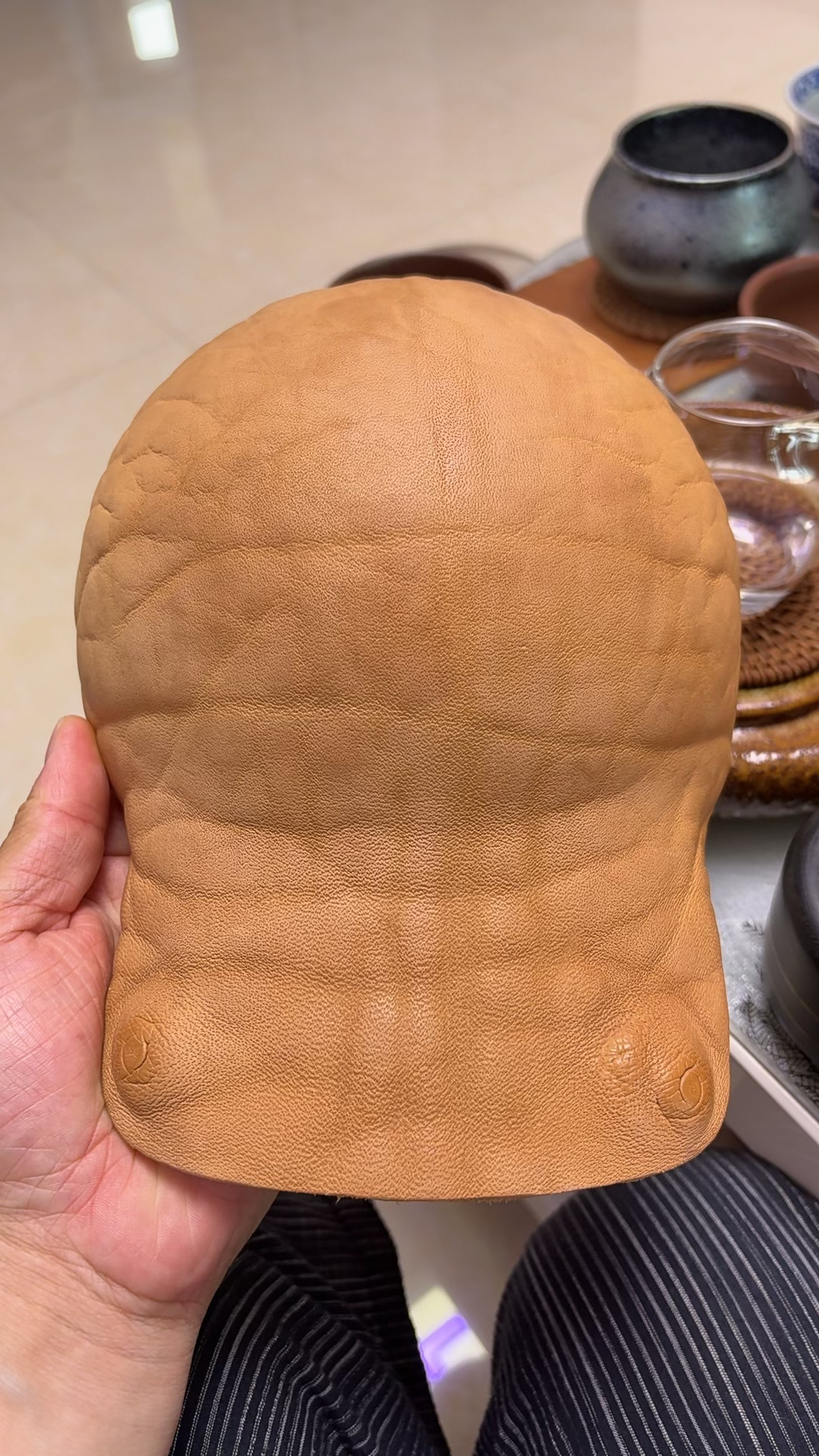 牛篮子皮 形意帽