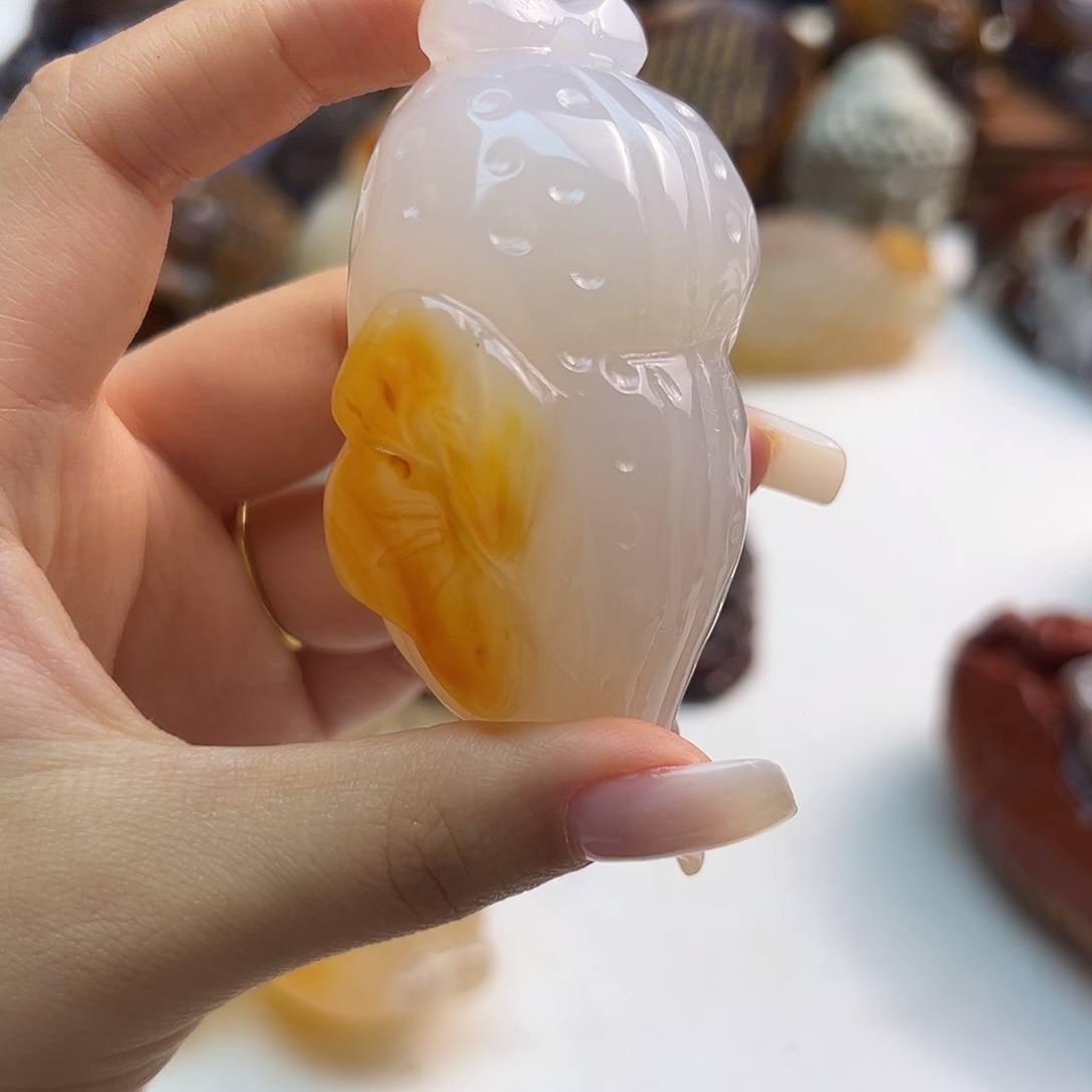 玛瑙/玉髓未镶嵌颈饰