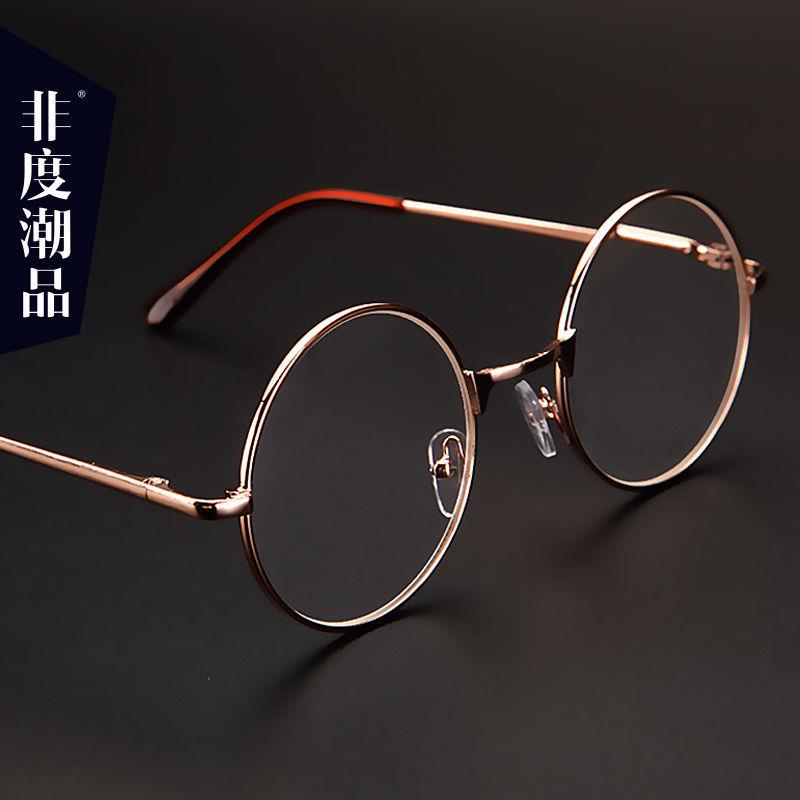 圆形老花镜男老光眼镜女舒适防疲劳老花眼镜简约高清圆框老年眼镜