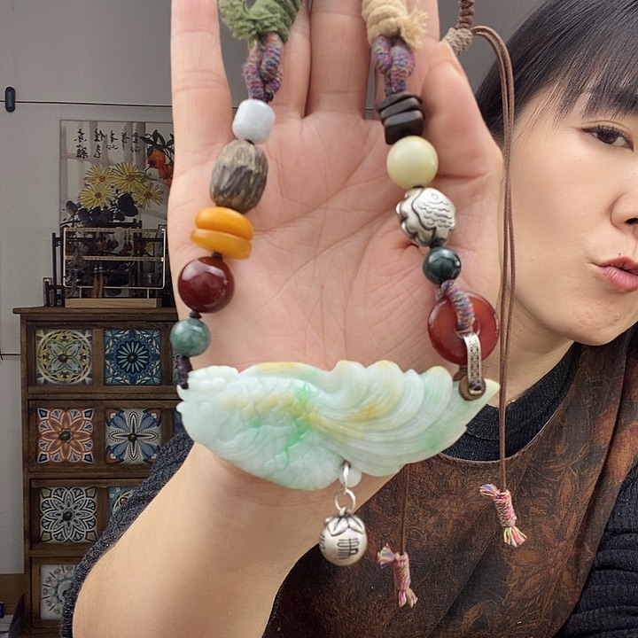 翡翠项链未镶嵌项链