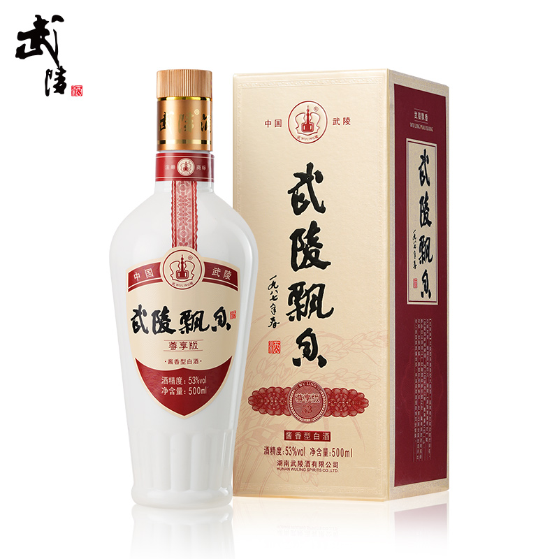 武陵酒飘香尊享升级版 宴请送礼53度酱香型白酒53%Vol500ml/瓶