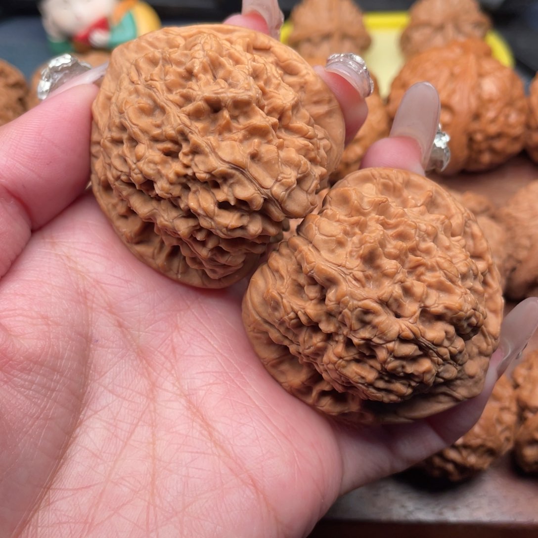 文玩核桃把件全品，原桩官帽48