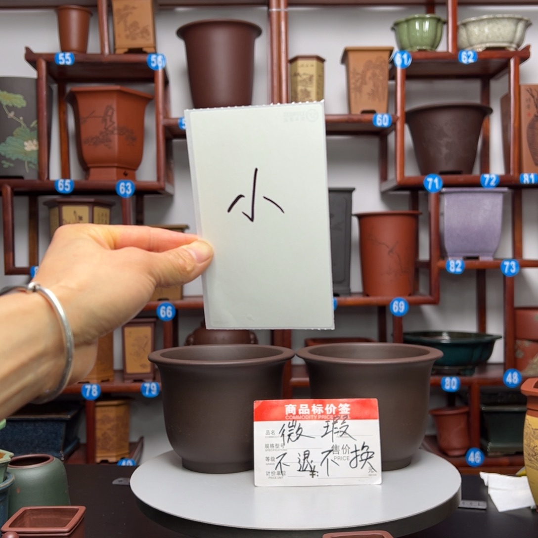 紫砂花盆無**歡金钟花盆