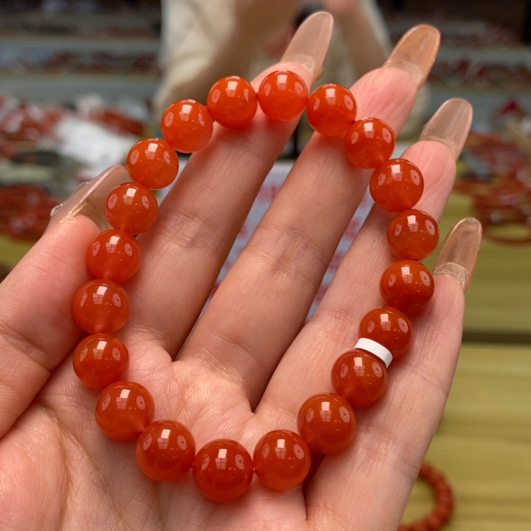 南红玛瑙手串9未镶嵌