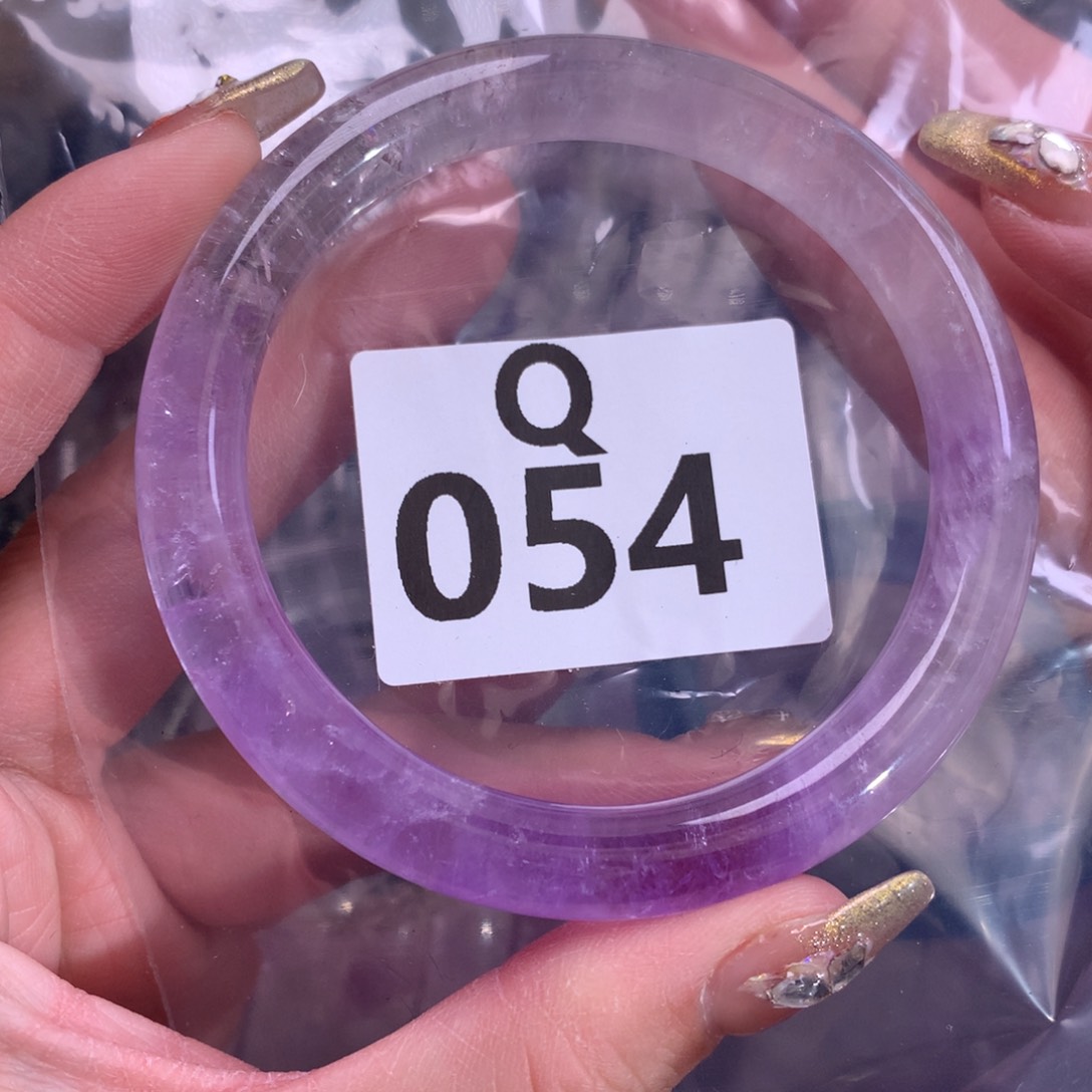 水晶手镯未镶嵌手镯054-58