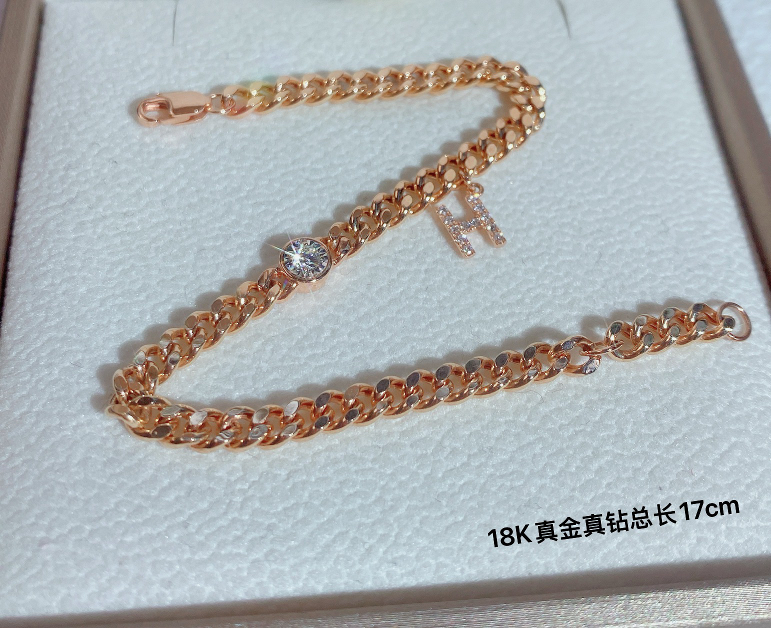 18K金手链 钻石泡泡手链（钻石）