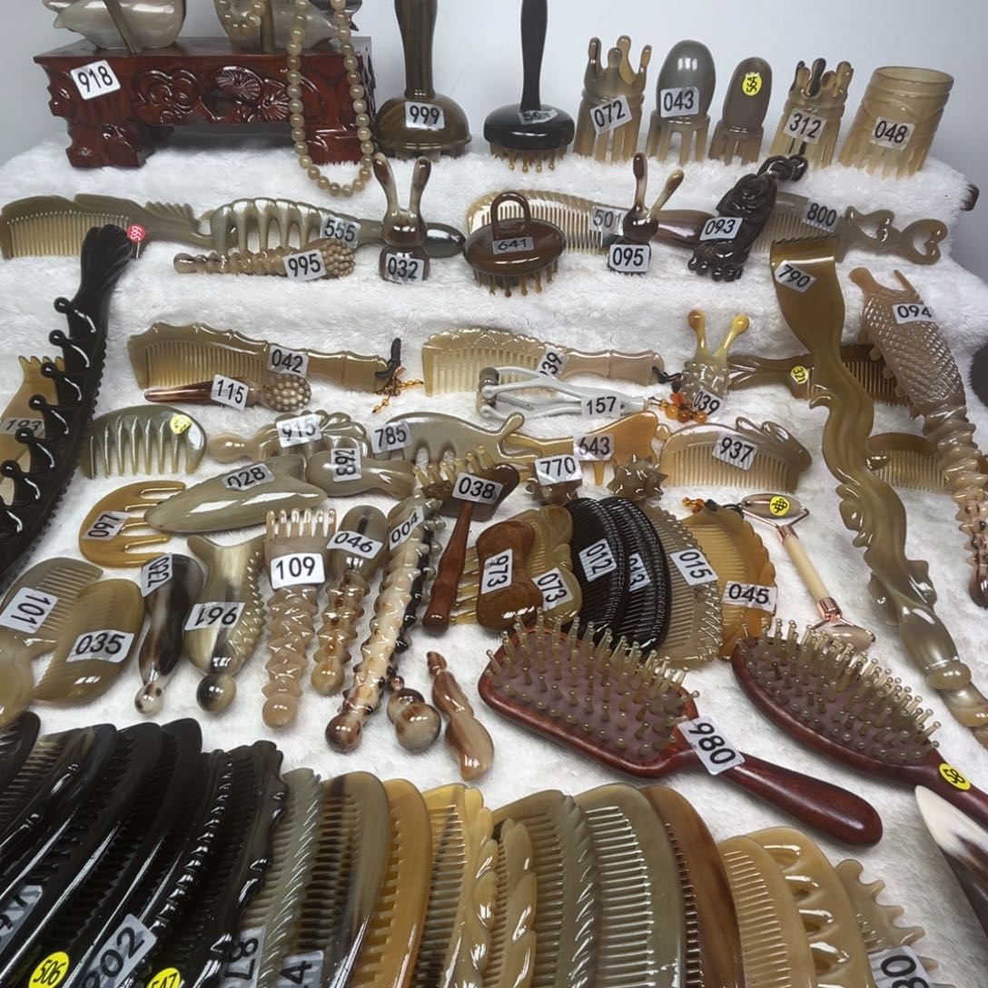 拥****牛角牛角梳牛角福利款