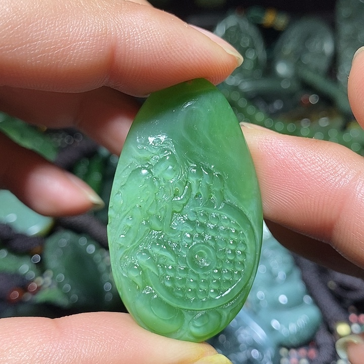 和田玉（糖玉）未镶嵌吊坠(不含链)