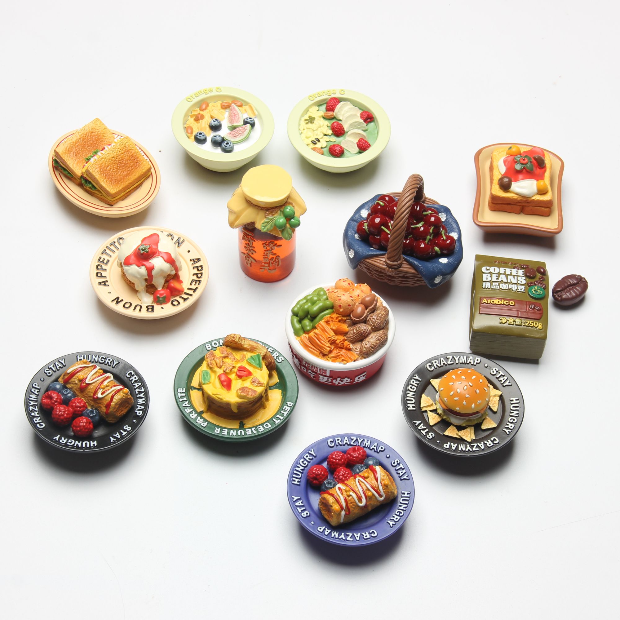 【原创自选】冰箱贴树脂高货 食玩高货3D立体冰箱贴居家装饰品