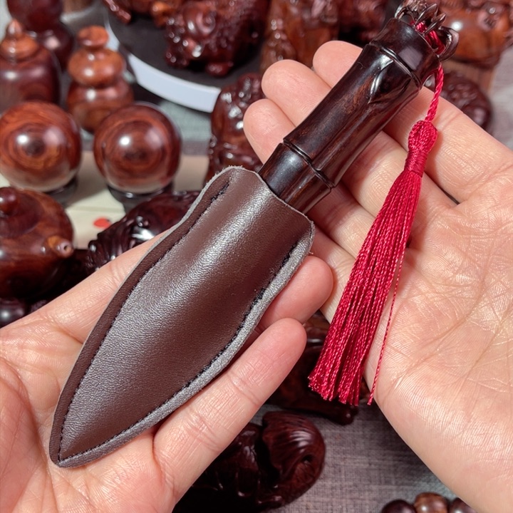 黄花梨/降香黄檀把件茶剑