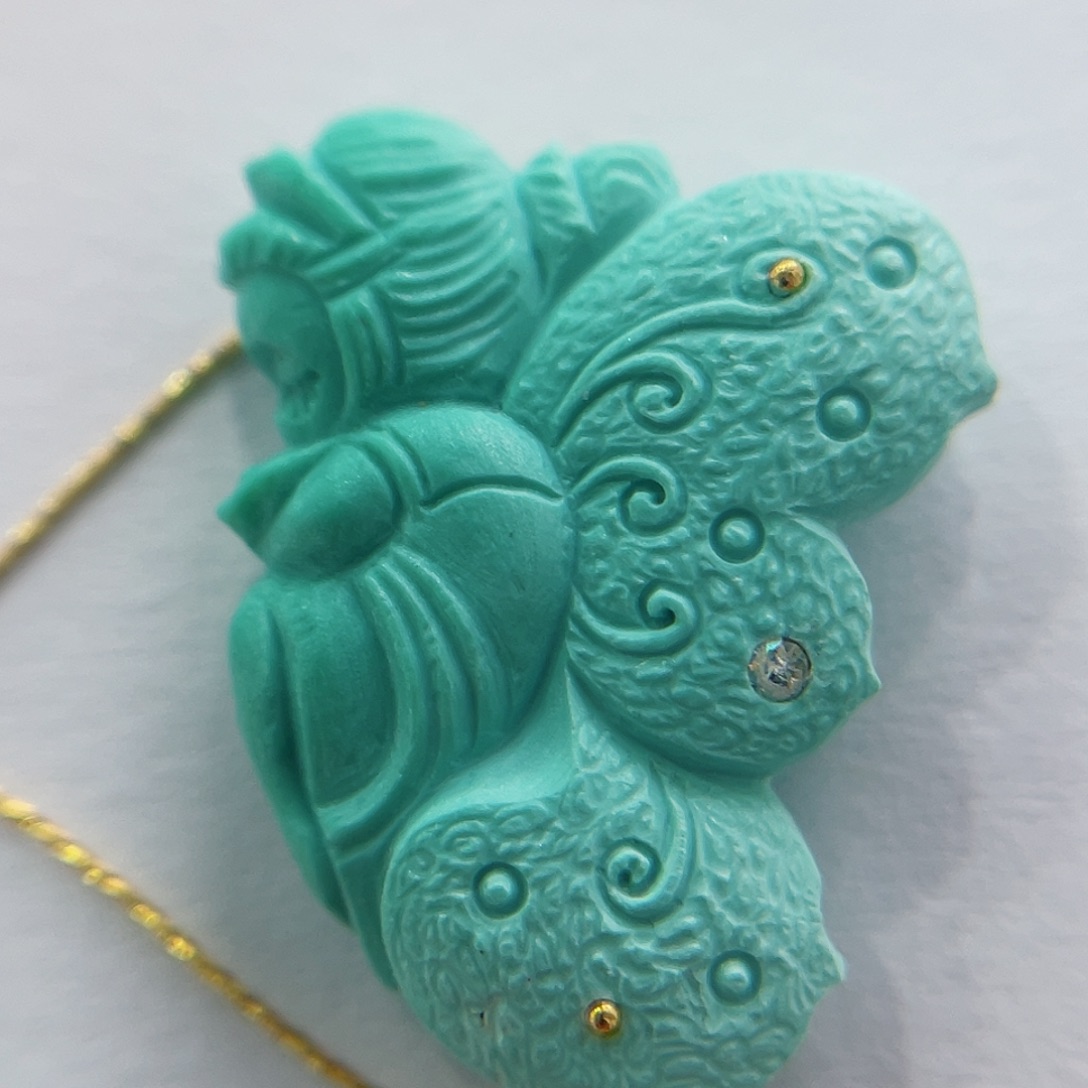 绿松石未镶嵌珠宝奇石