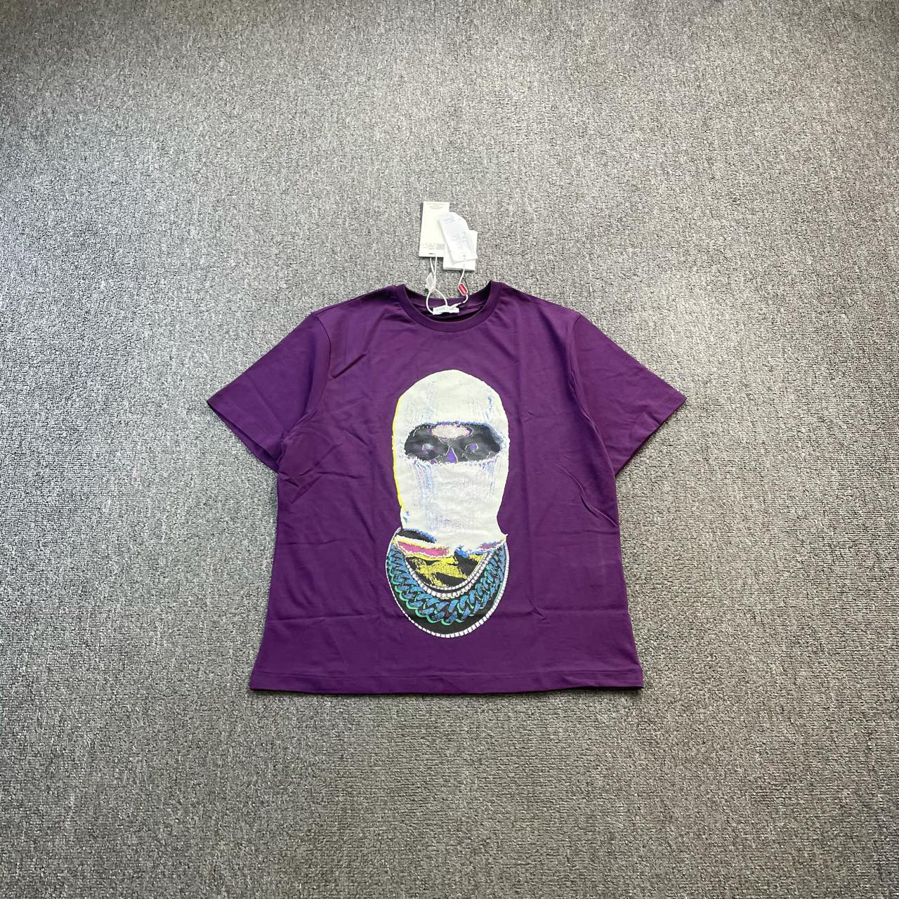 99新 maje p IH NOM UH NIT 蒙面人物短袖 黄:S码*