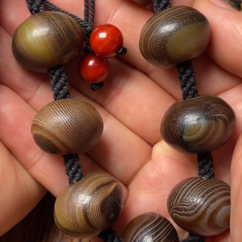 玛瑙/玉髓未镶嵌珠子藏传小元素配饰饰品