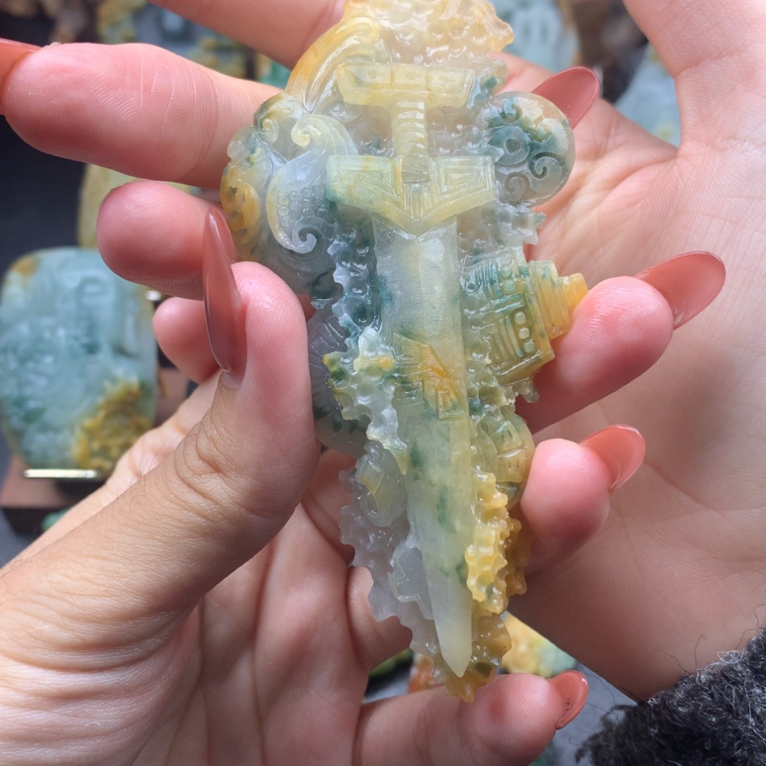 十***名定制翡翠未镶嵌翡翠