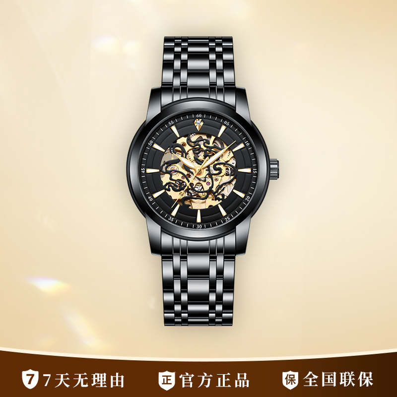 【官方正品】黑武士系列-HA6610/男士高端商务机械腕表-fsq