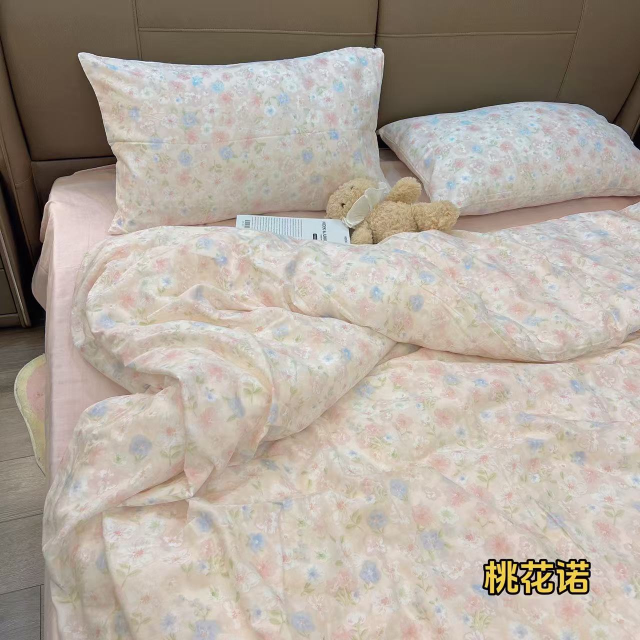 【单枕套】A类母婴纯棉双层纱单被套 春夏裸睡全棉床品宿舍卡通南通