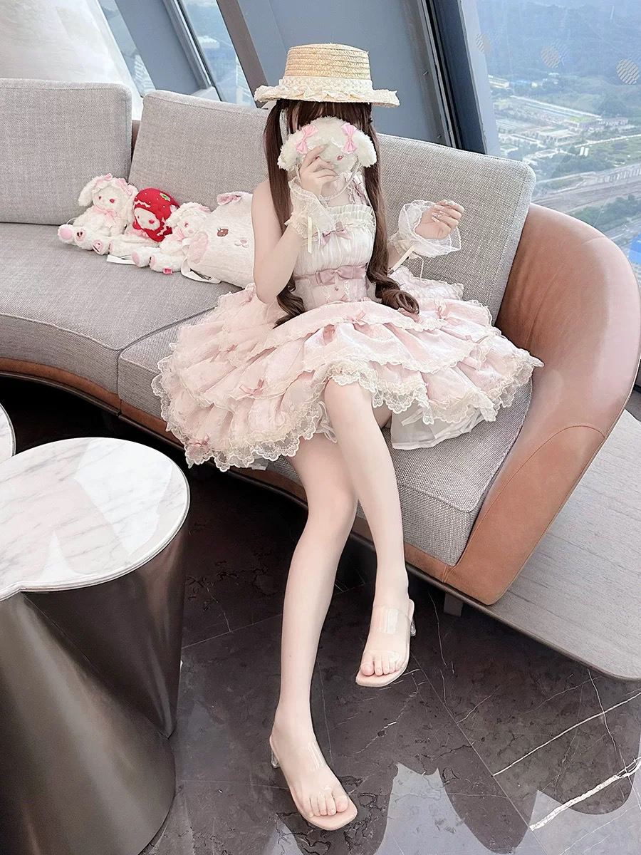 (实体店正品现货) 芭蕾礼遇 银月原创lolita洋装芭蕾风Doll感裙