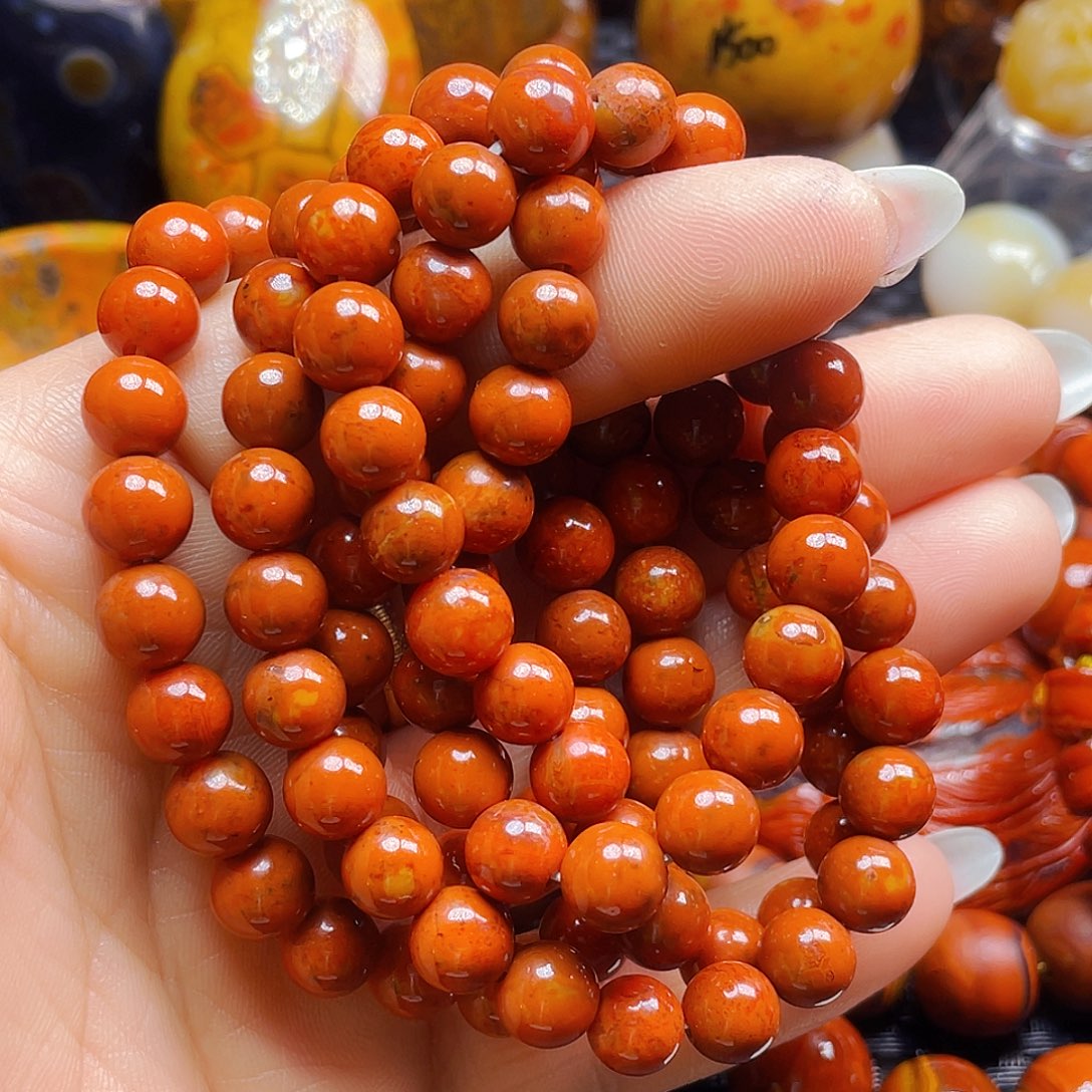 玛瑙/玉髓链子未镶嵌行**印