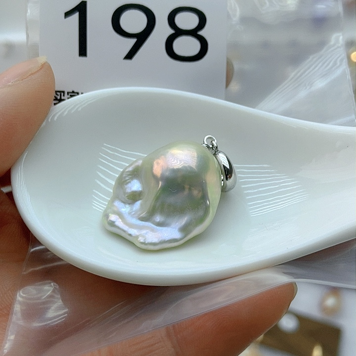 淡水珍珠颈饰银S925镶嵌