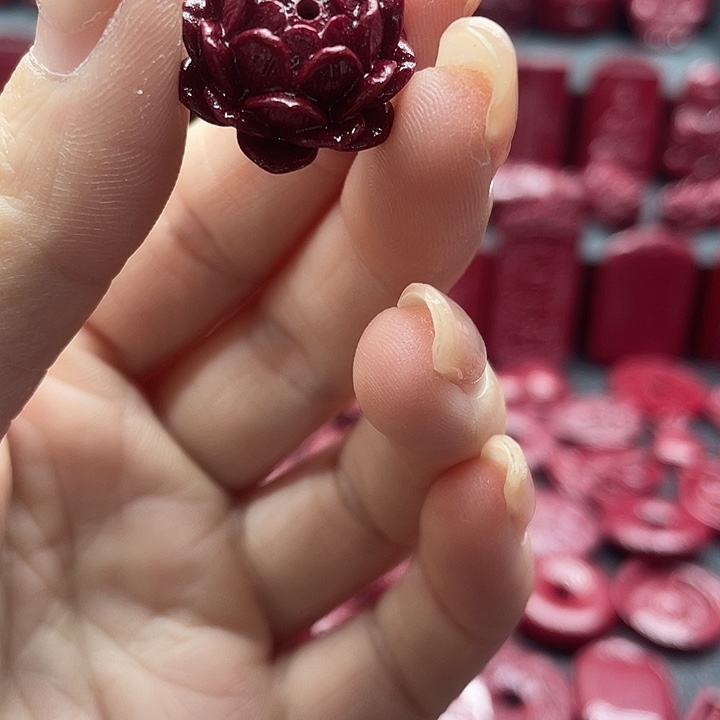 天然辰砂朱砂吊坠