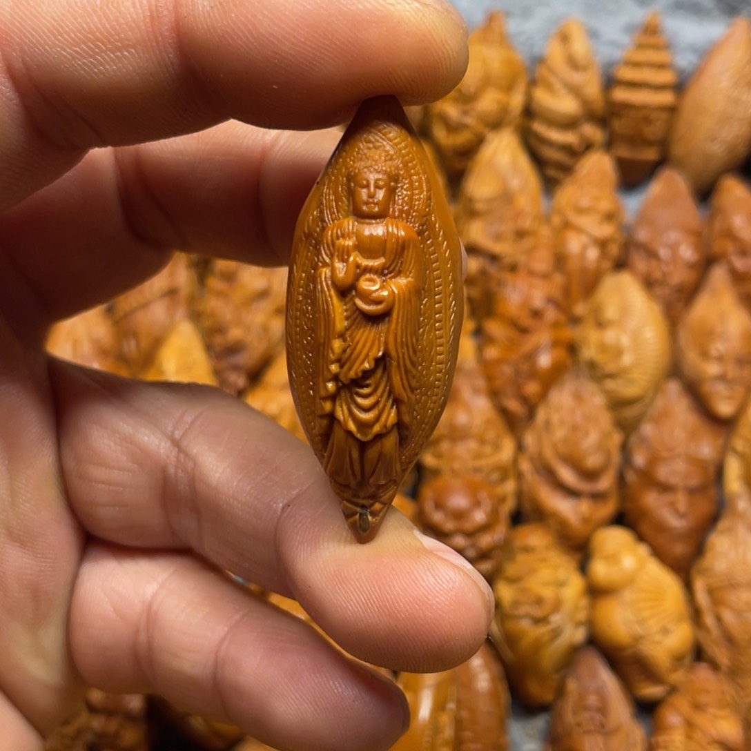 橄榄核手串/手链浮雕如来475