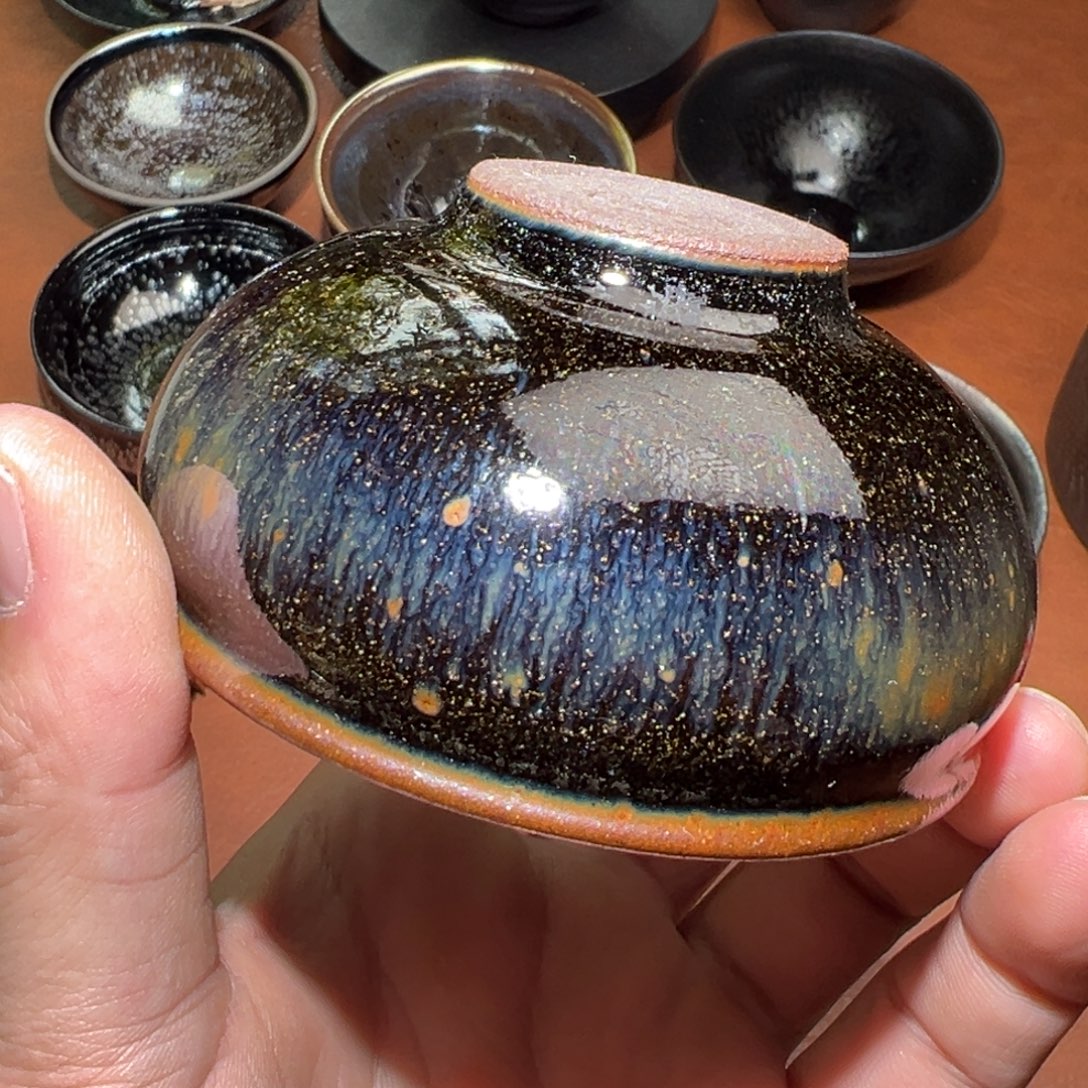 茶盏柴烧主人杯建窑建盏茶盏