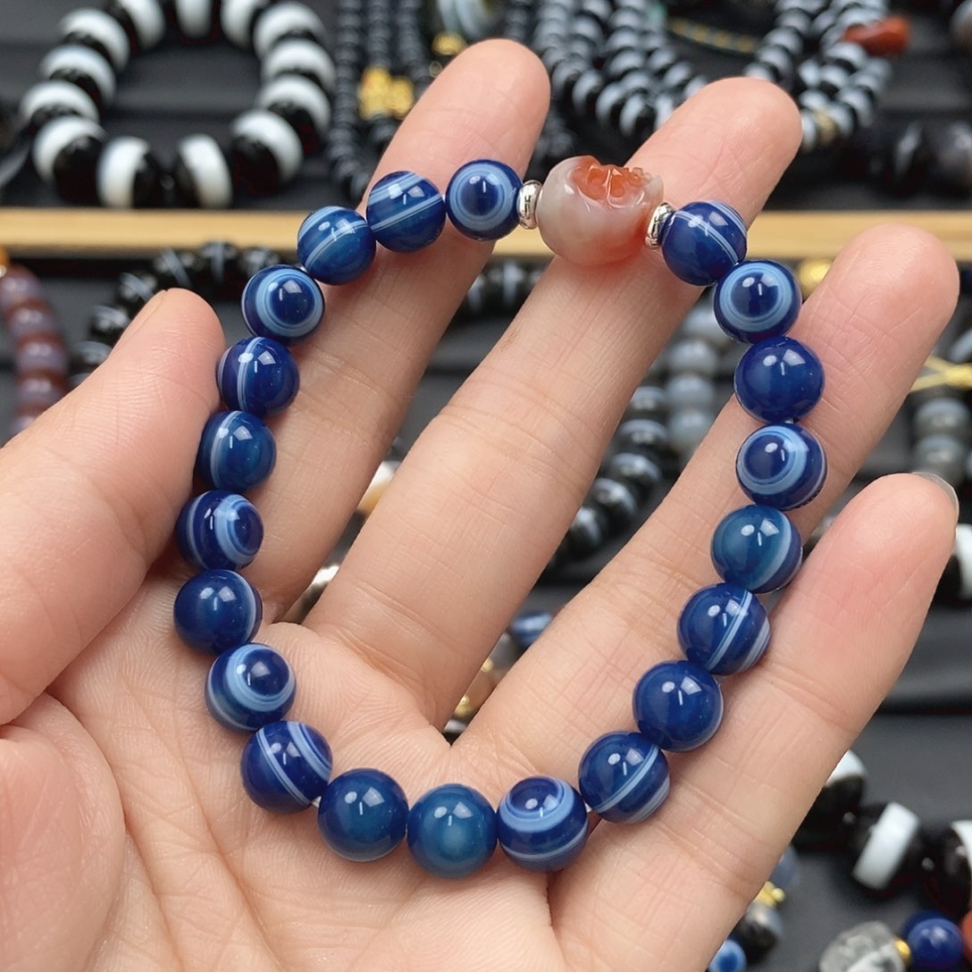 玛瑙/玉髓玛瑙手串未镶嵌