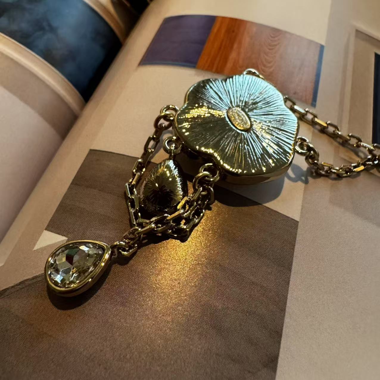 铜合金项链 VTGViVi饰品/中古饰品/时尚复古百搭款/P142/中古项链